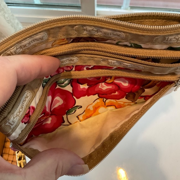 LeSportsac Floral 3-Zippered Bag - Picture 6 of 8
